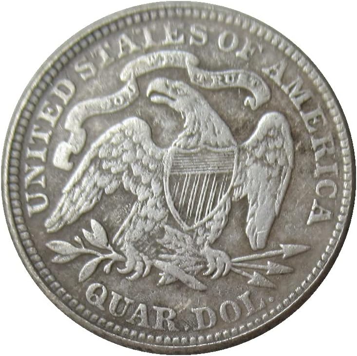 U.S. 25 Cent Flag 1871 Srebrna replika Replika Komemorativna kovanica
