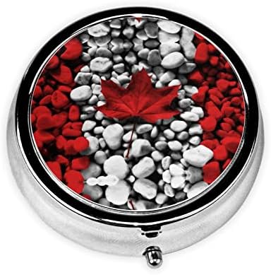 Kanadske zastave Pozadine Dizajnitor za lijekove - Prijenosni mini putovanja dnevna kutija za tablete