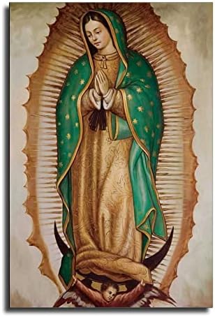 Bazilika Gospe od Guadalupe platna umjetnički plakat i zidna umjetnička slika tisak moderni obiteljski dekor spavaće sobe plakati 16x24inch