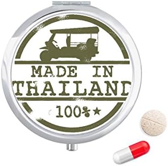 Tajland Made in Tajland ilustracija traktora kutija za tablete džepna kutija za pohranu lijekova spremnik za doziranje