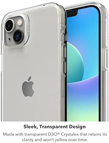 GEAR4 ZAGG Crystal Palace Slup-Clear iPhone kućište, D30 Zaštita od pada, svojstva protiv istrljavanja, zaštita od ruba do ruba, Magsafe