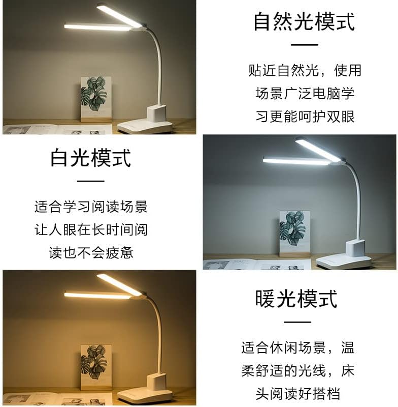 Ceholyd s dvostrukom glavom LED stolne svjetiljke stolne svjetiljke za očnjake dodirnite zatamnjene stolne lampice za učenje za ured