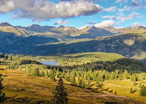 5 93 ft meka tkanina planine Colorado pozadina jezera borovi šumski krajolik vanjsko planinarenje pozadina za kampiranje pozadina prirode