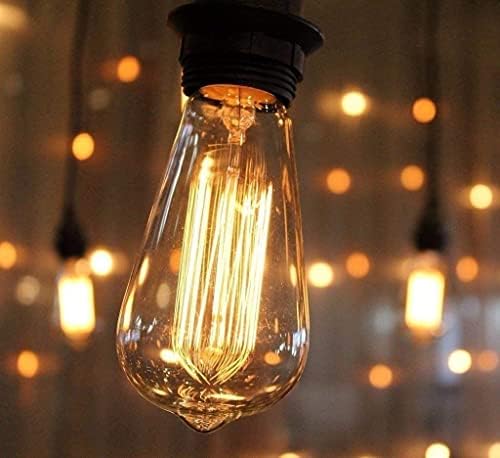 Edison svjetiljke 964, baza 926 / 927, 110v-40 vata, Vintage žarulja od 4 komada, toplo jantarno staklo, ukrasne svjetiljke s podesivom