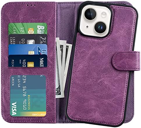 Torbica za novčanik za telefon od 14 do 1,1, uklonjiva torbica za telefon od 14 do 14 s držačem za kartice, preklopni poklopac od folije