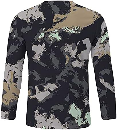 Majice s dugim rukavima u Beuu Vojnik za muške, jesen 3D print za vježbanje vježbanja planinarenje atletike majice pulover